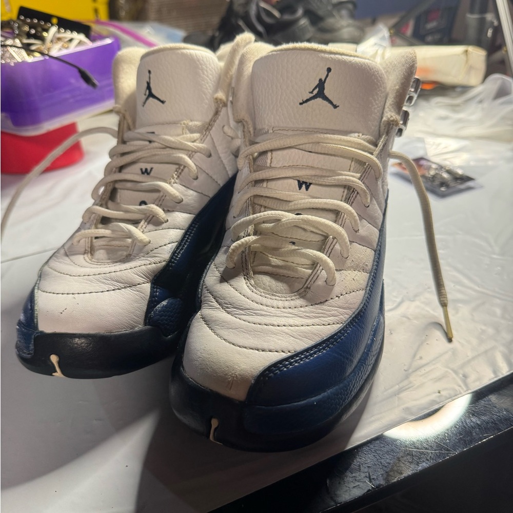 Nike White High-Top Leather Sneakers